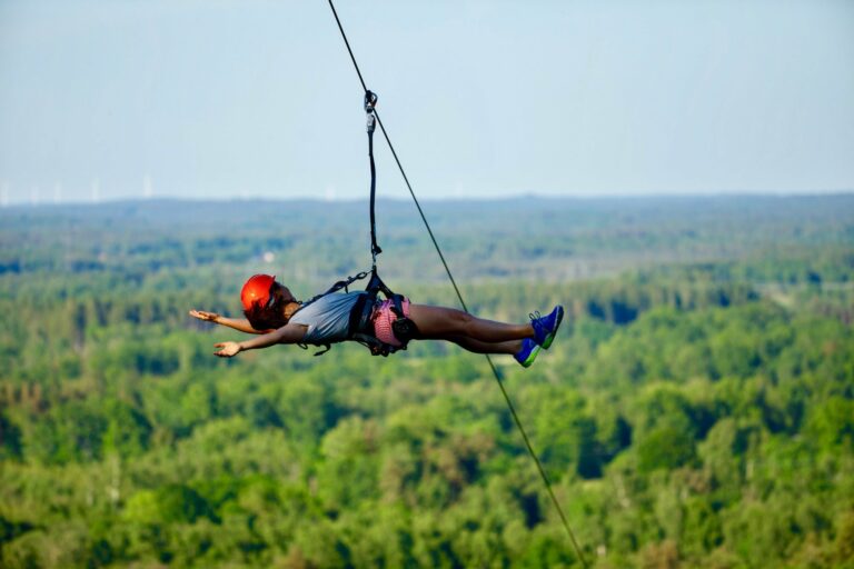 Kungsbygget Äventyrspark Zipline